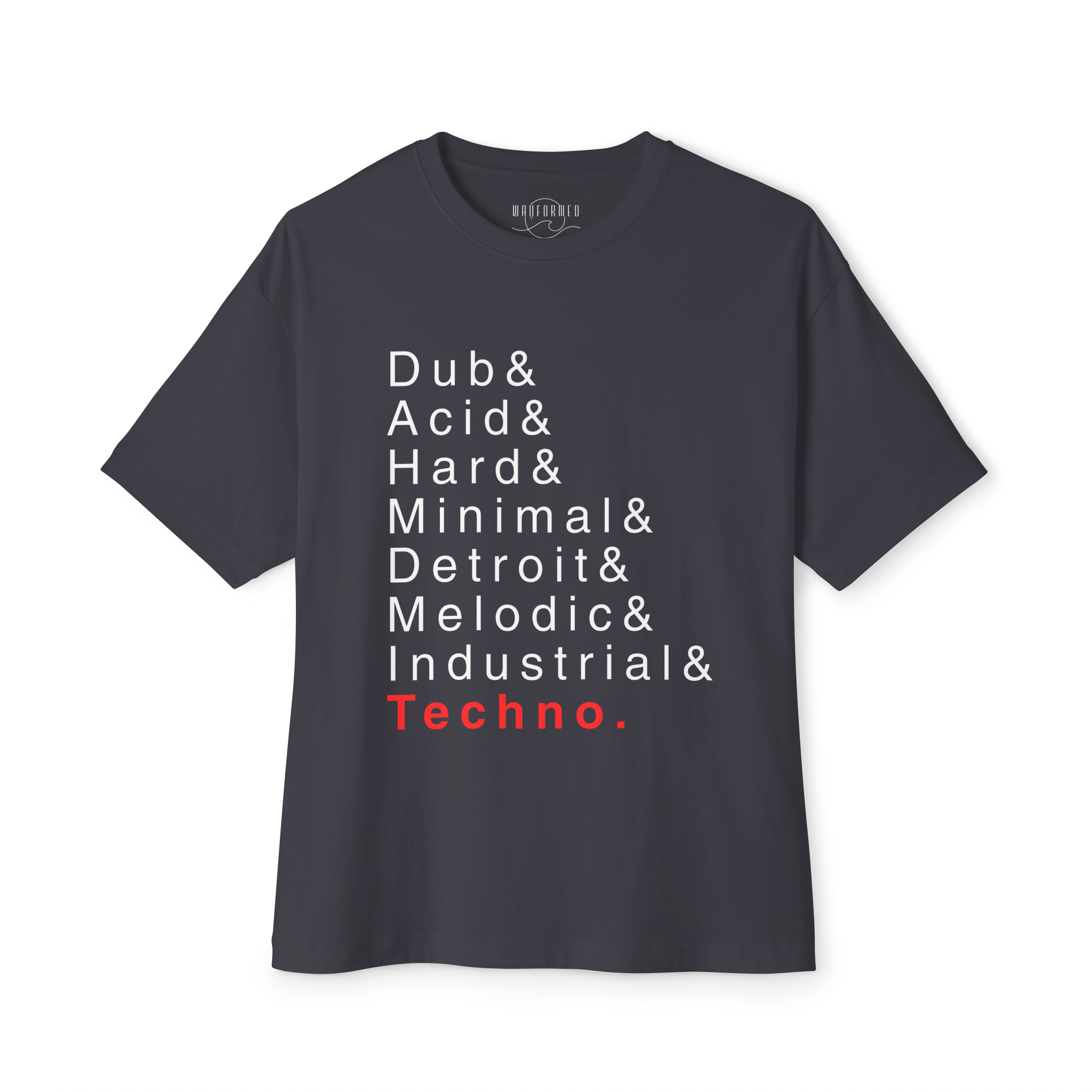 Techno & Helvetica Tee